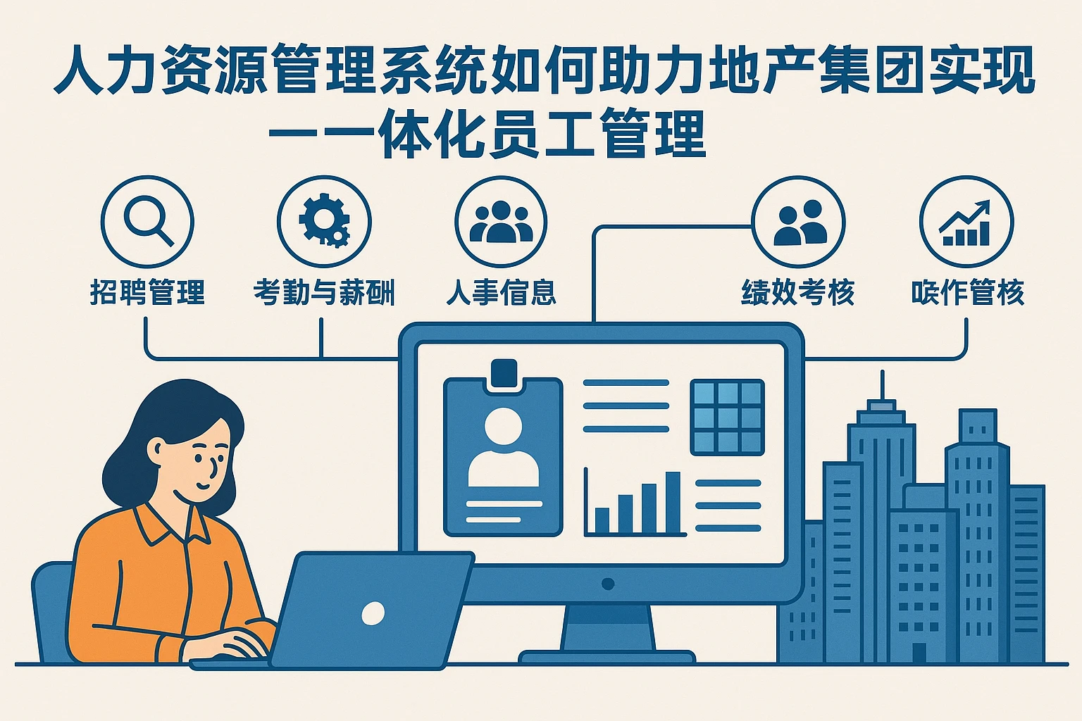人力资源管理系统如何助力地产集团实现一体化员工管理