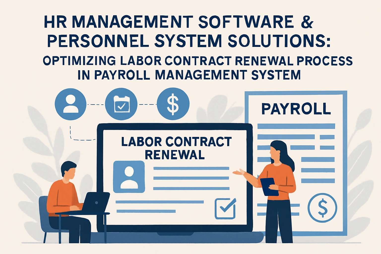 HR管理软件与人事系统解决方案：优化薪资管理系统中的劳动合同续订流程