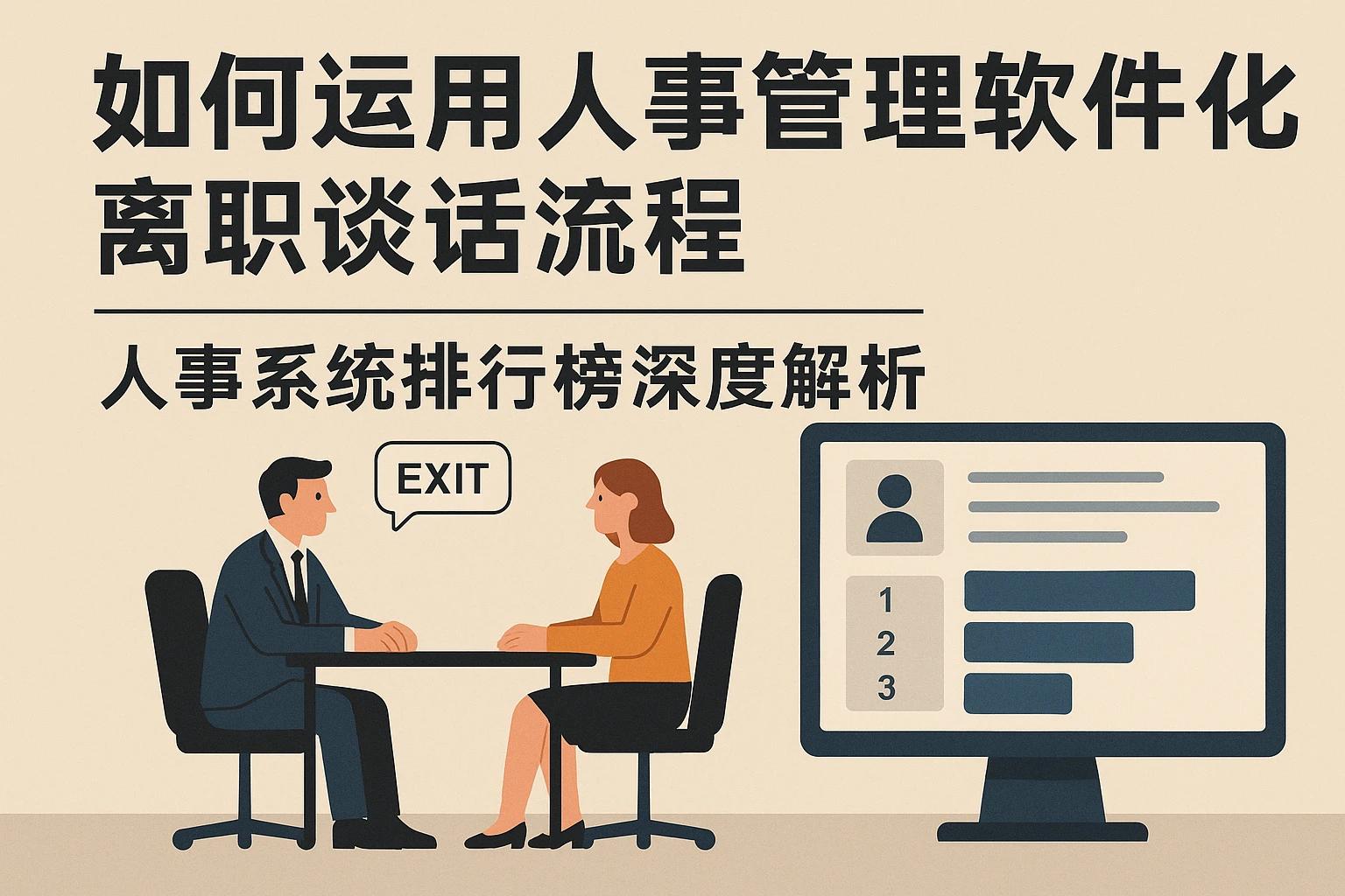 如何运用人事管理软件优化离职谈话流程 - 人事系统排行榜深度解析
