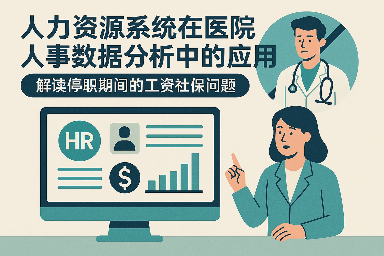 人力资源系统在医院人事数据分析中的应用：解读停职期间的工资社保问题