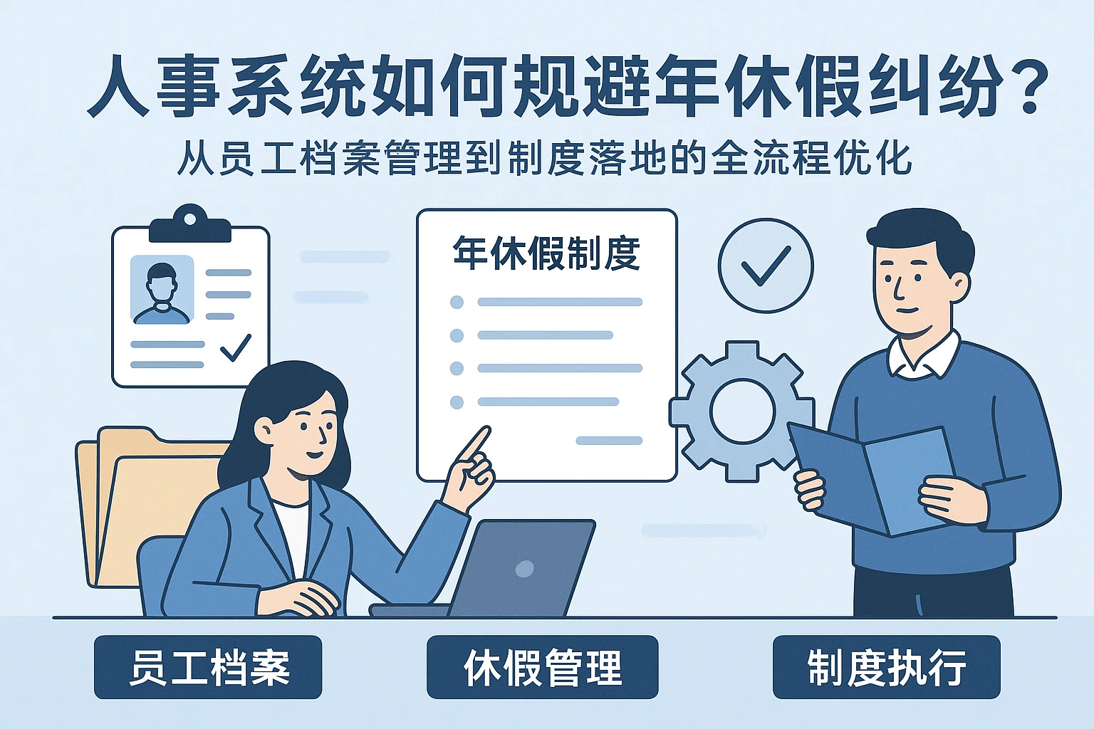 人事系统如何规避年休假纠纷?从员工档案管理到制度落地的全流程优化