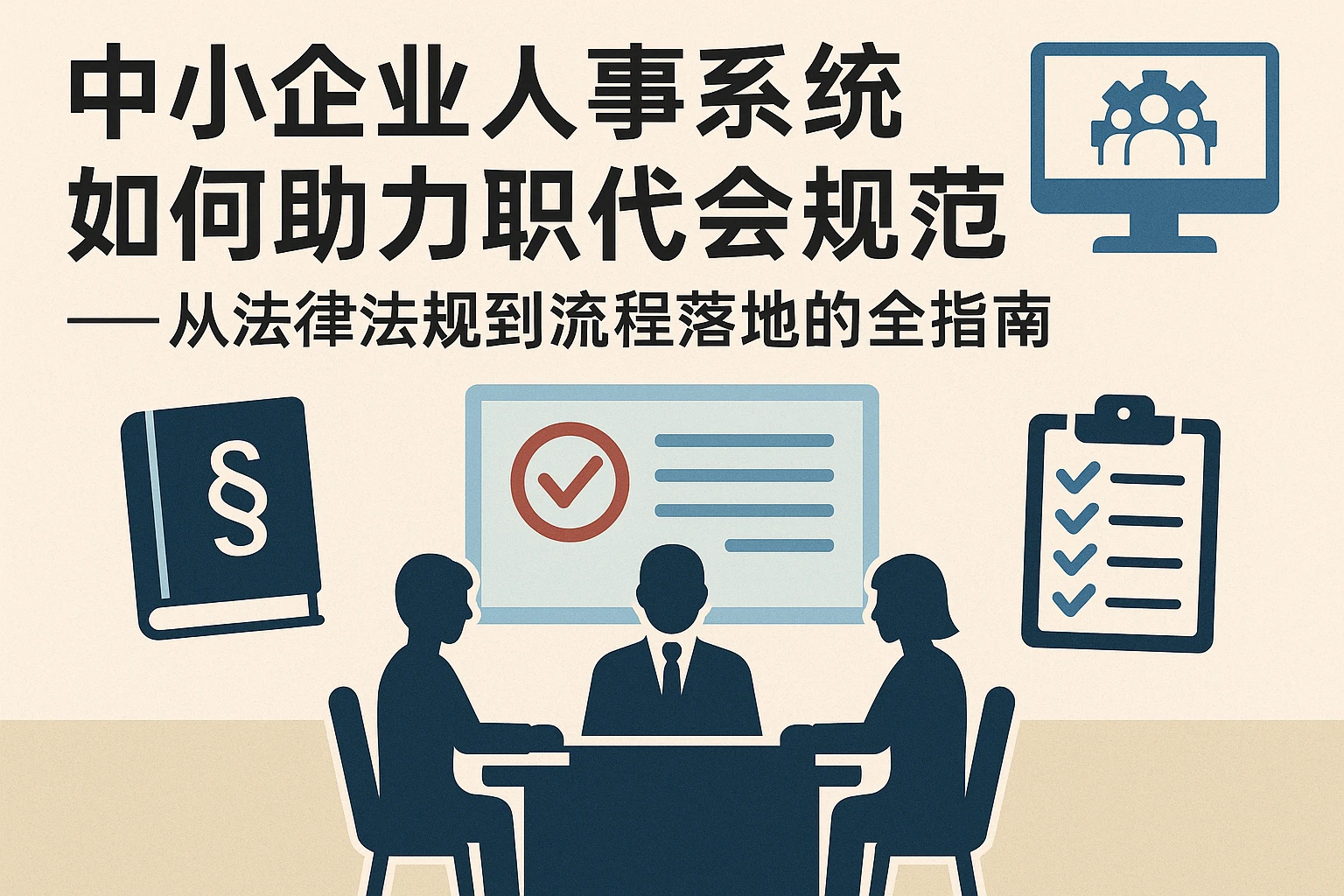 中小企业人事系统如何助力职代会规范运行？——从法律法规到流程落地的全指南