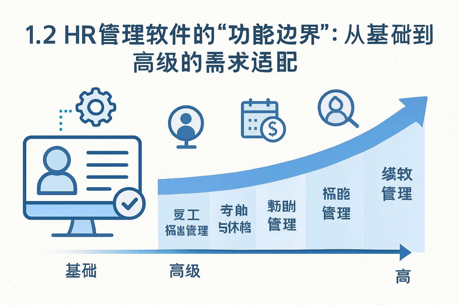 1.2 HR管理软件的“功能边界”：从基础到高级的需求适配
