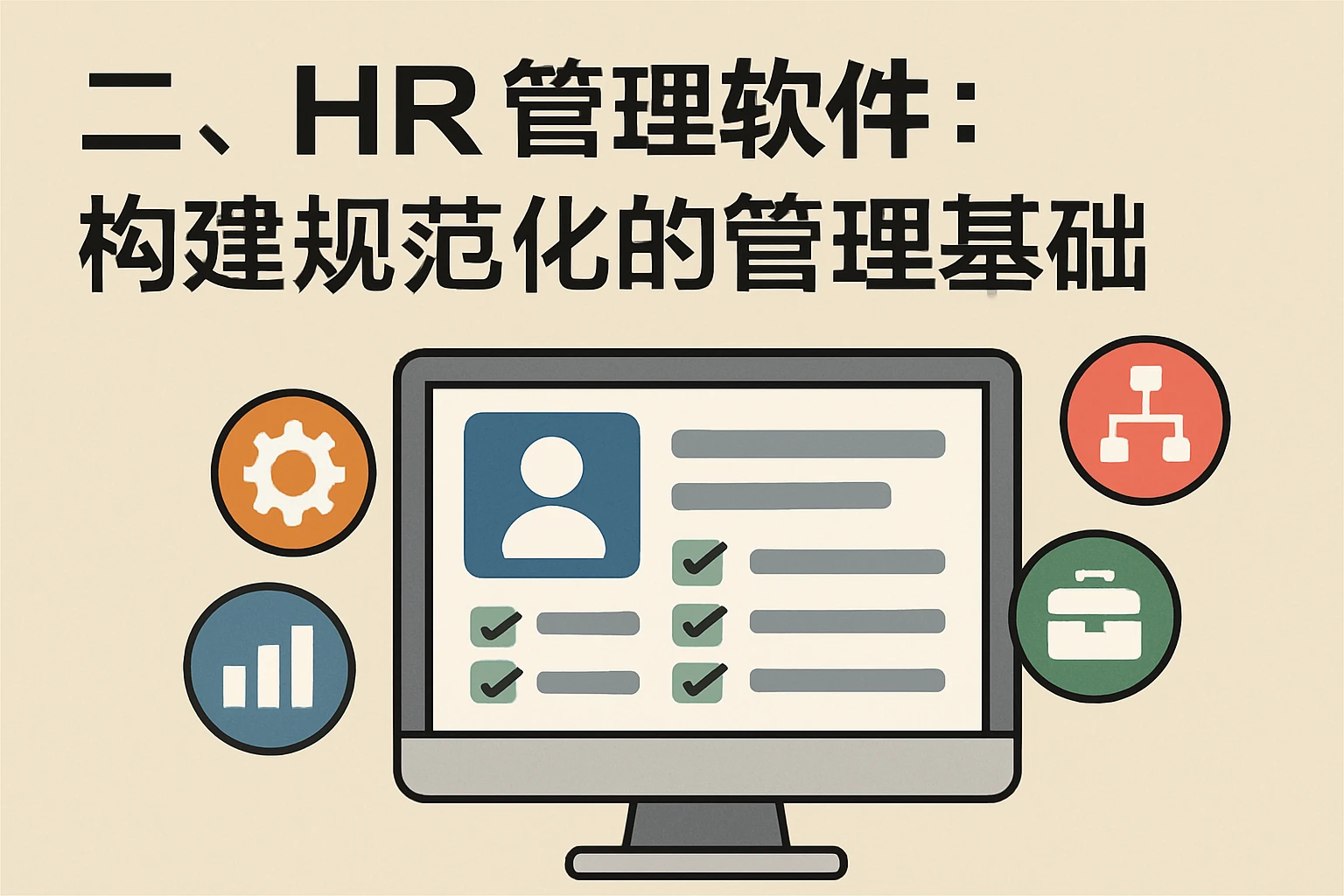 二、HR管理软件：构建规范化的管理基础