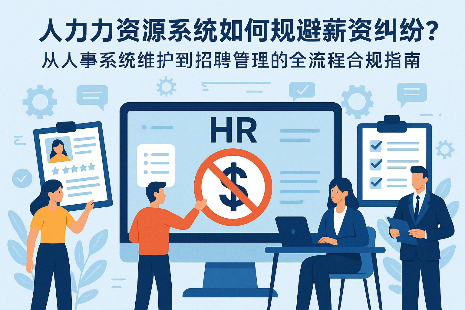 人力资源系统如何规避薪资纠纷？从人事系统维护到招聘管理的全流程合规指南
