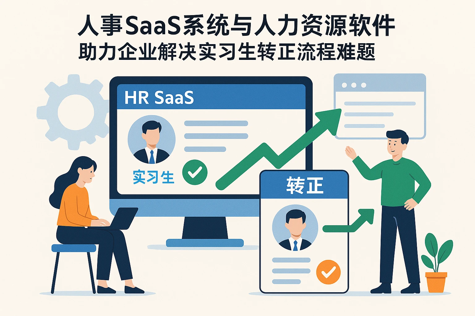 人事SaaS系统与人力资源软件助力企业解决实习生转正流程难题