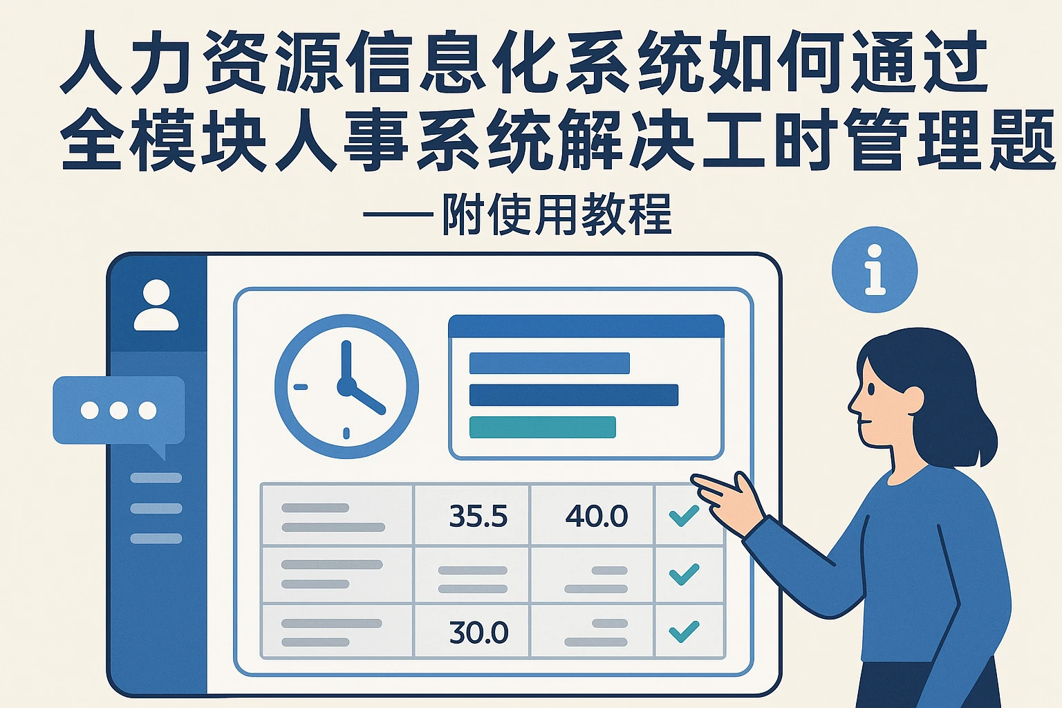 人力资源信息化系统如何通过全模块人事系统解决工时管理难题——附使用教程