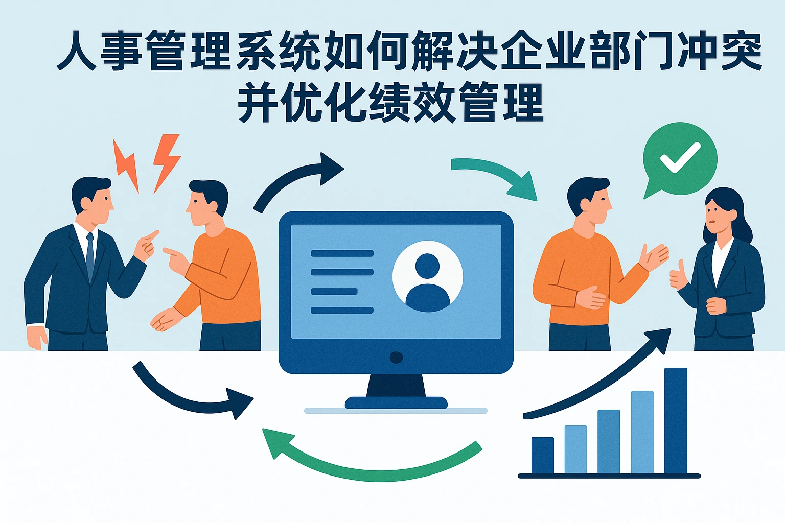 人事管理系统如何解决企业部门冲突并优化绩效管理