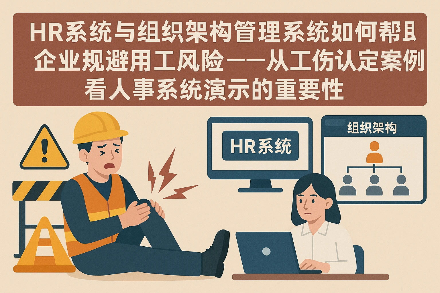 HR系统与组织架构管理系统如何帮助企业规避用工风险——从工伤认定案例看人事系统演示的重要性