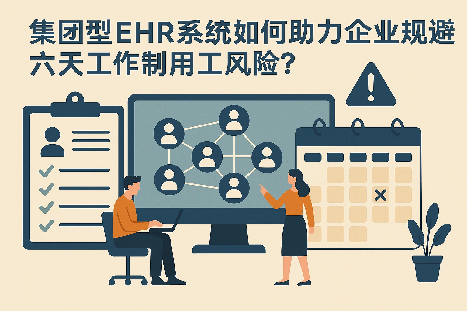 集团型EHR系统如何助力企业规避六天工作制用工风险？