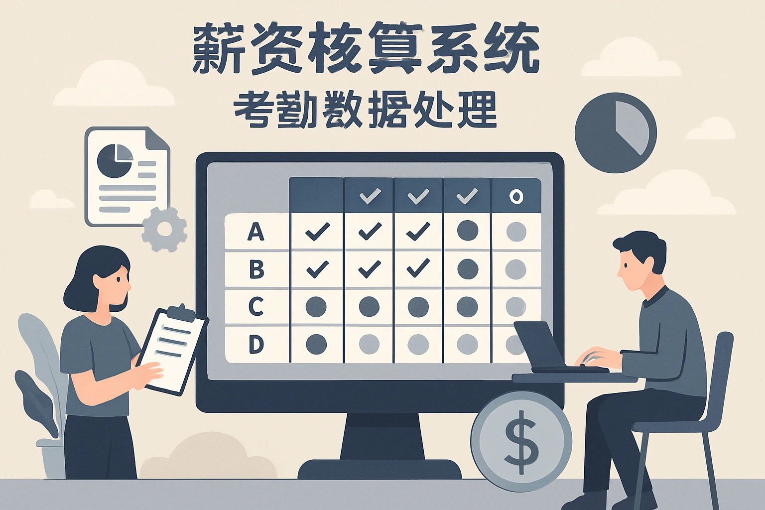 薪资核算系统中的考勤数据处理