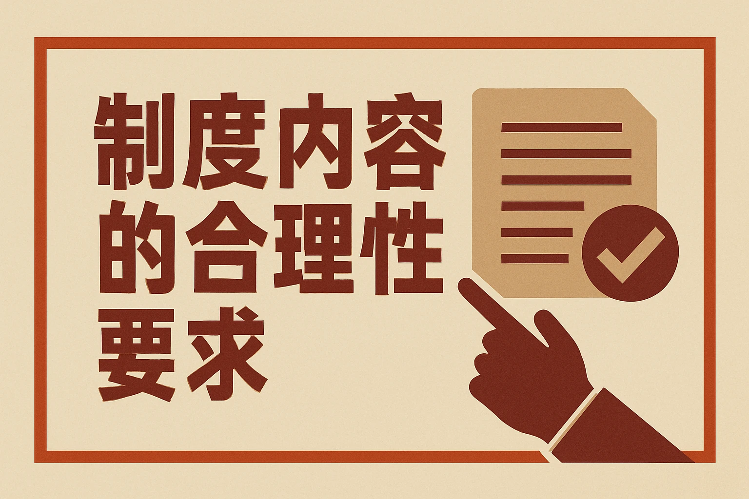 制度内容的合理性要求