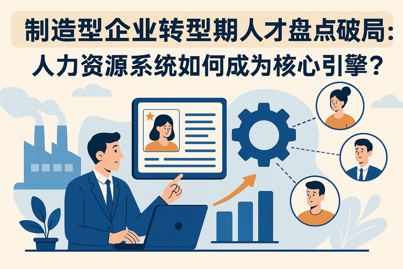 制造型企业转型期人才盘点破局：人力资源系统如何成为核心引擎？