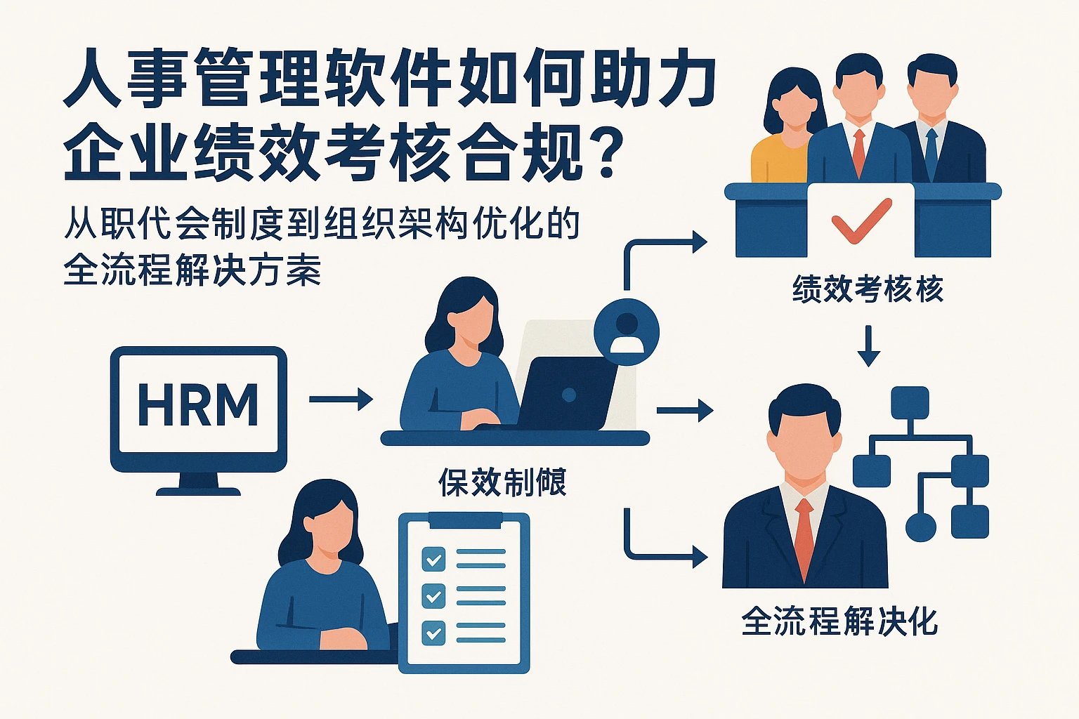 人事管理软件如何助力企业绩效考核合规？从职代会制度到组织架构优化的全流程解决方案