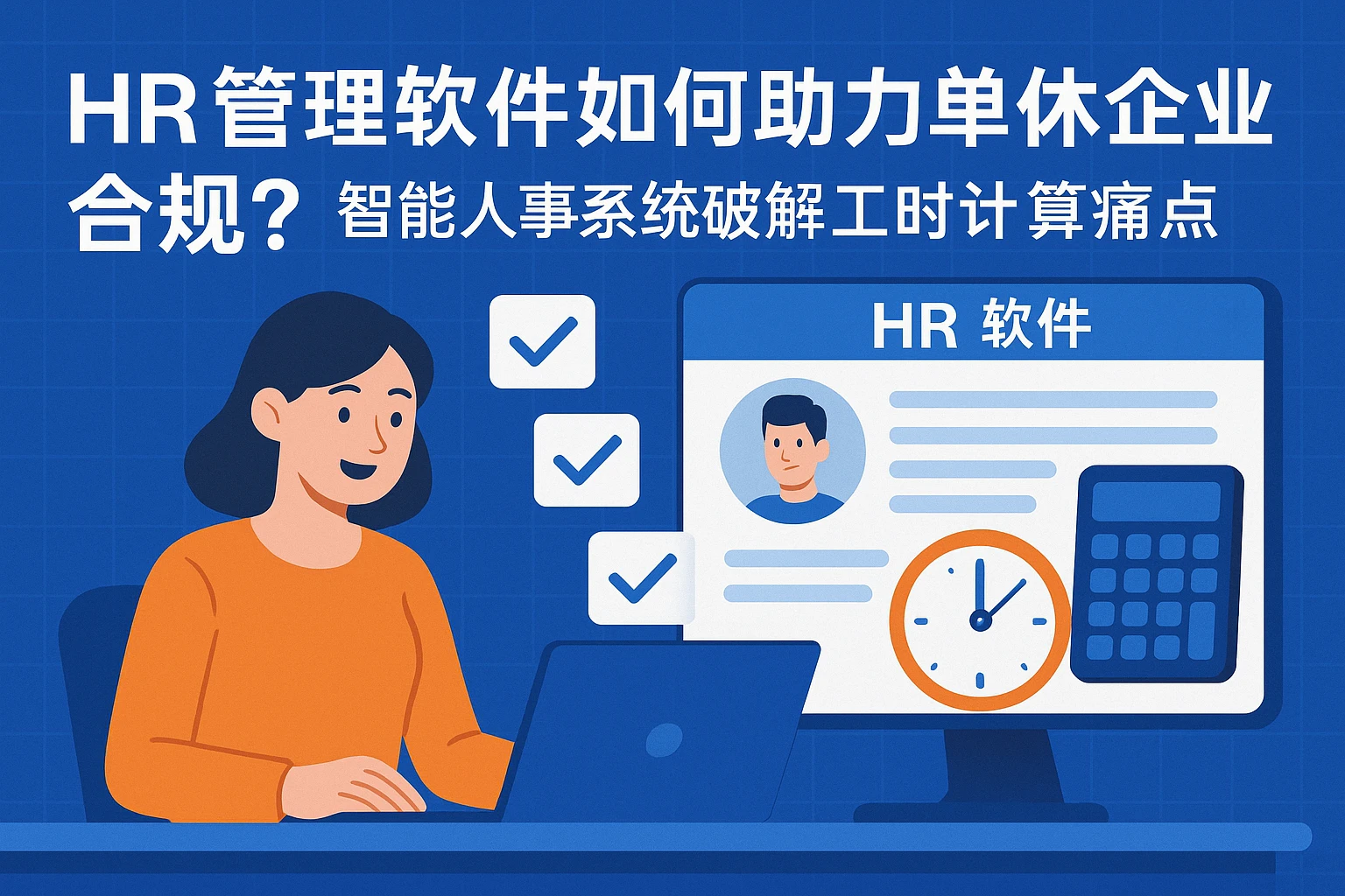 HR管理软件如何助力单休企业合规？智能人事系统破解工时计算痛点