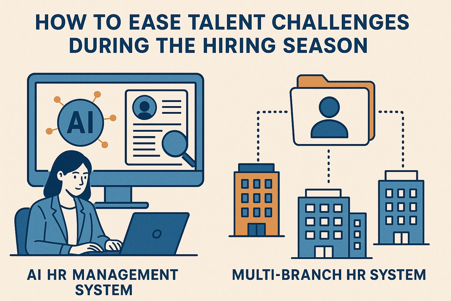 如何通过AI人事管理系统和多分支机构人事系统解决招聘旺季的人才困境