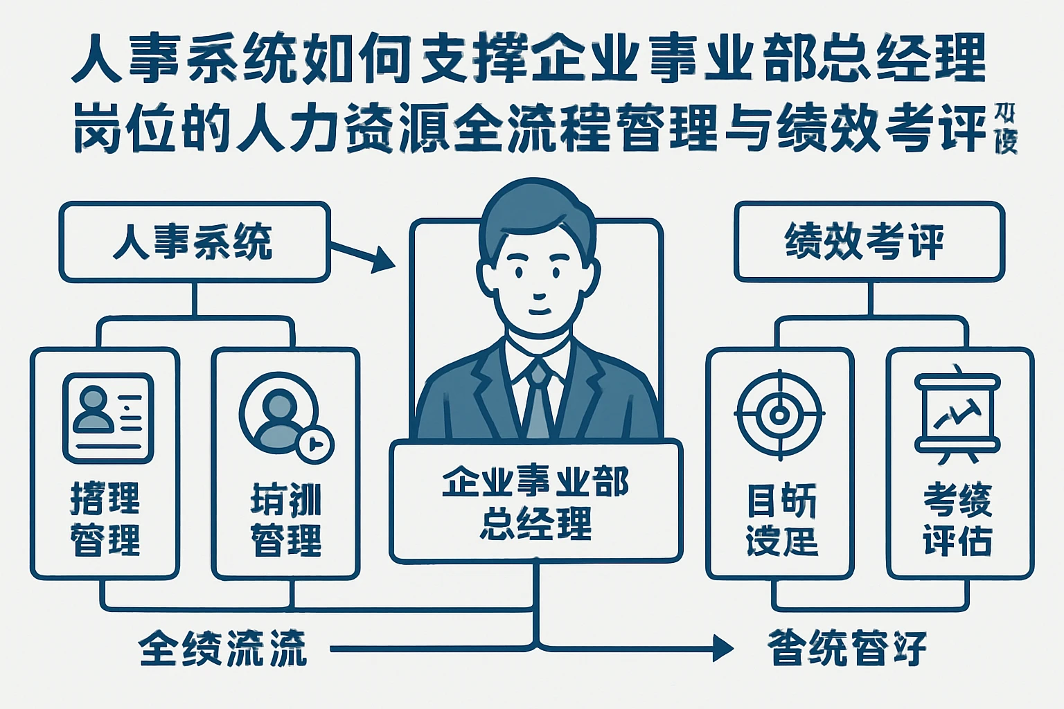 人事系统如何支撑企业事业部总经理岗位的人力资源全流程管理与绩效考评体系