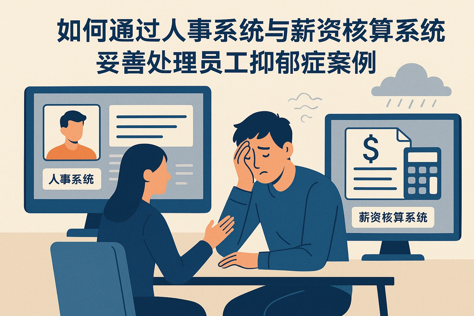 人力资源软件如何通过人事系统试用与薪资核算系统妥善处理员工抑郁症案例