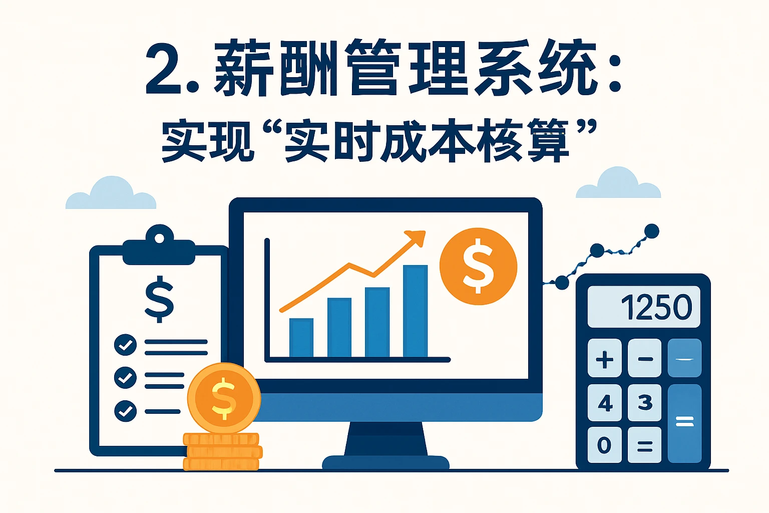 2. 薪酬管理系统：实现“实时成本核算”