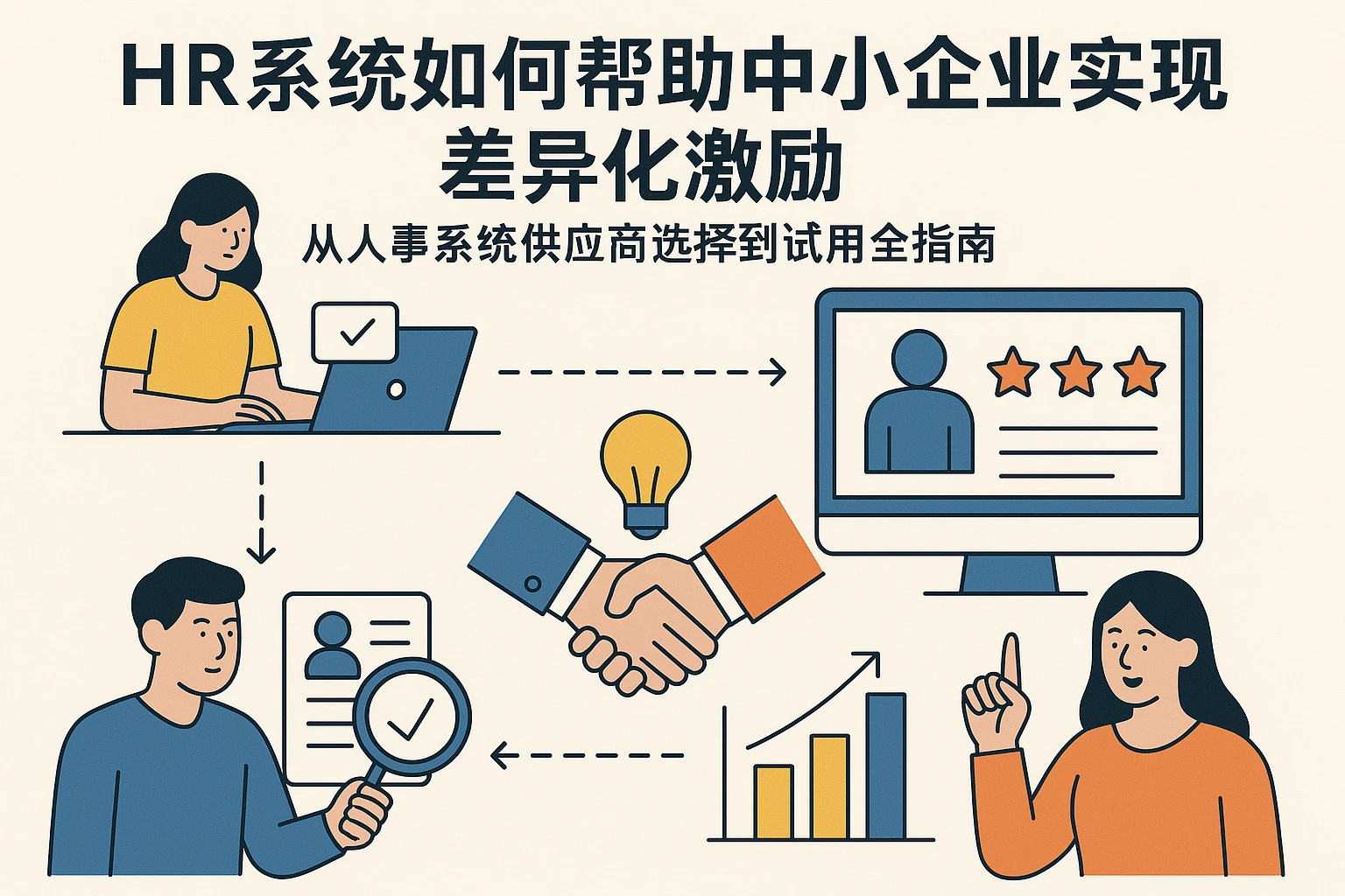 HR系统如何帮助中小企业实现差异化激励：从人事系统供应商选择到试用全指南