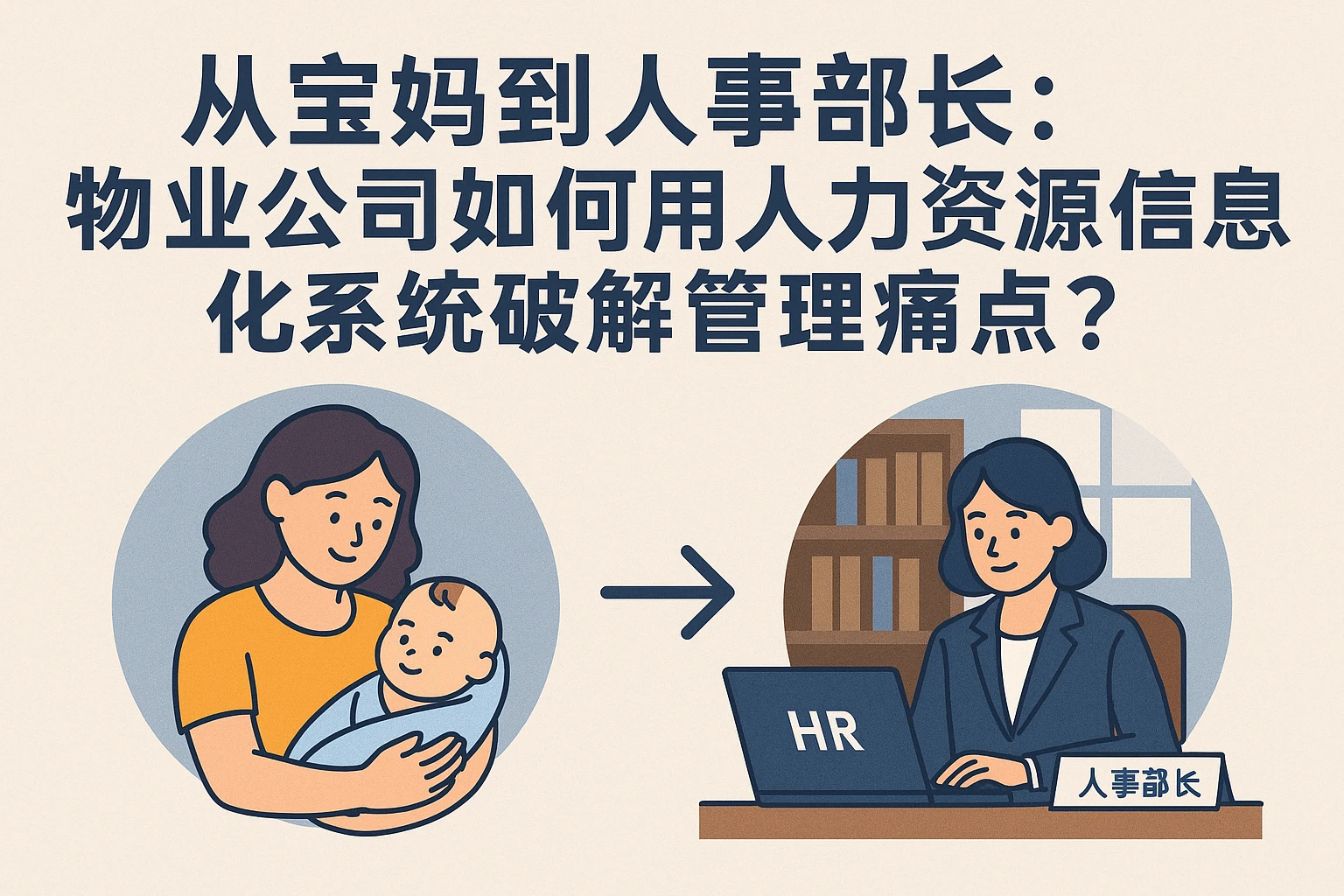 从宝妈到人事部长：物业公司如何用人力资源信息化系统破解管理痛点？