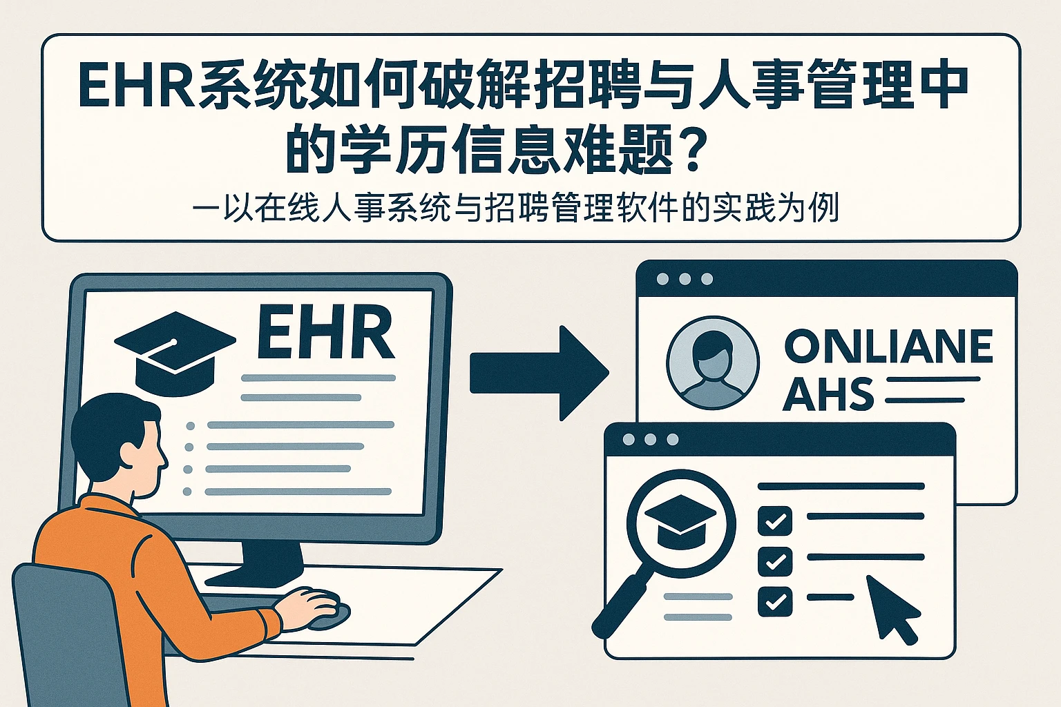 EHR系统如何破解招聘与人事管理中的学历信息难题？——以在线人事系统与招聘管理软件的实践为例