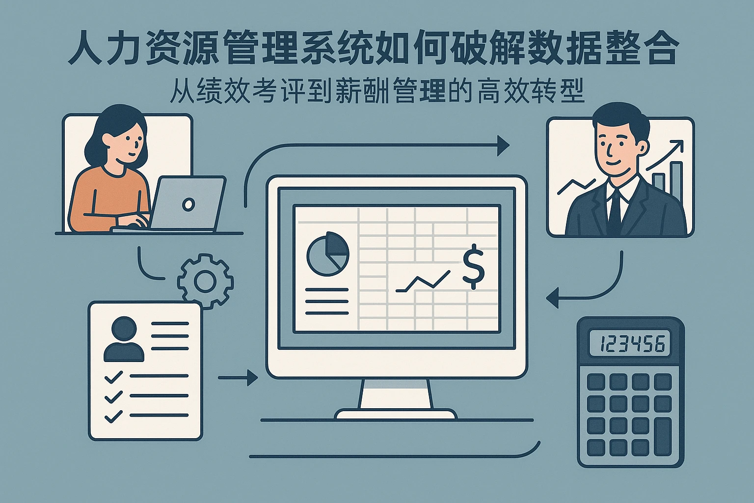 人力资源管理系统如何破解数据整合难题?从绩效考评到薪酬管理的高效转型