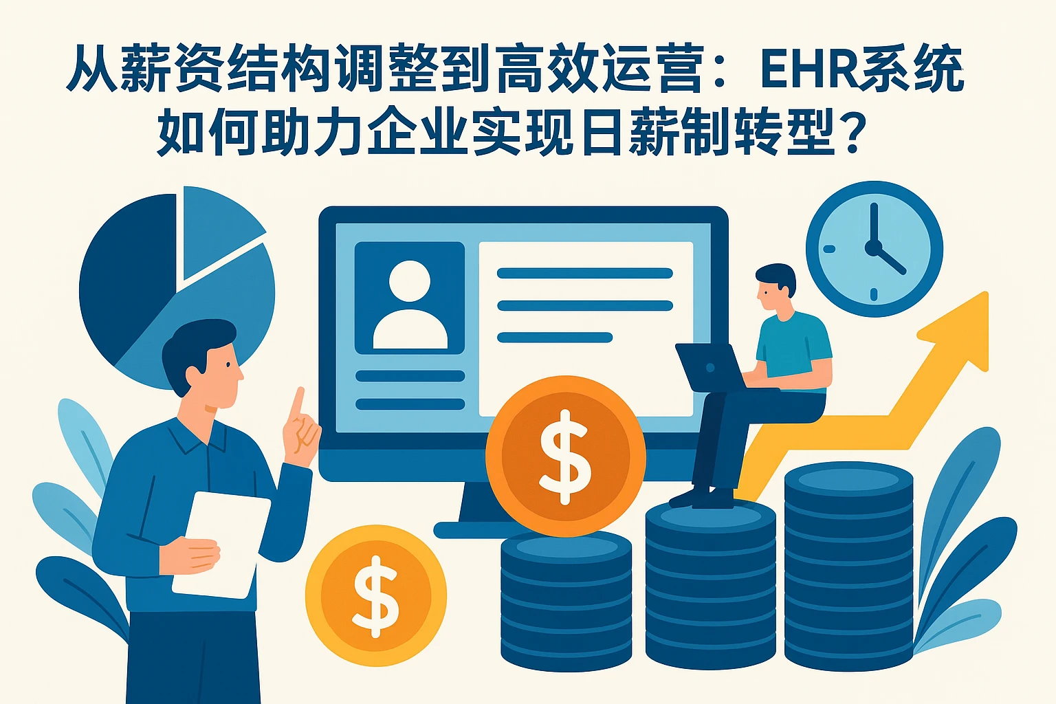 从薪资结构调整到高效运营：EHR系统如何助力企业实现日薪制转型？