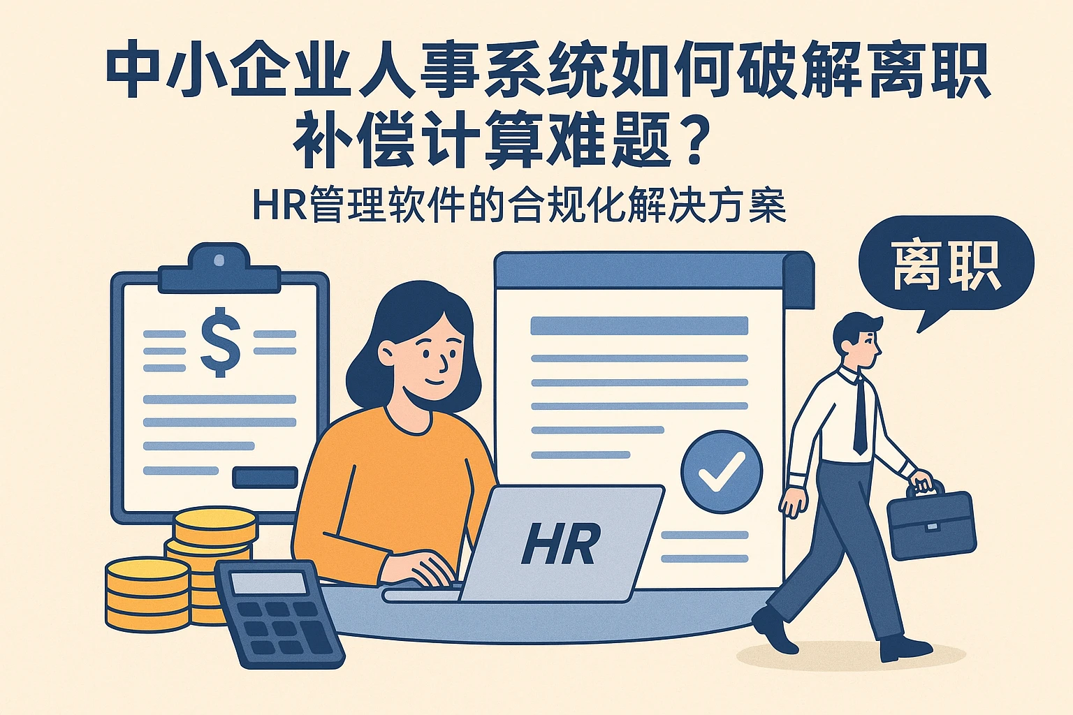 中小企业人事系统如何破解离职补偿计算难题？HR管理软件的合规化解决方案