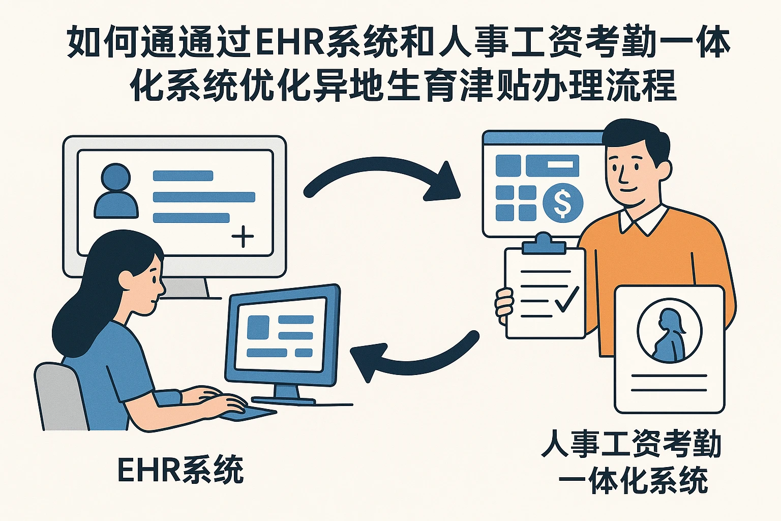 如何通过EHR系统和人事工资考勤一体化系统优化异地生育津贴办理流程