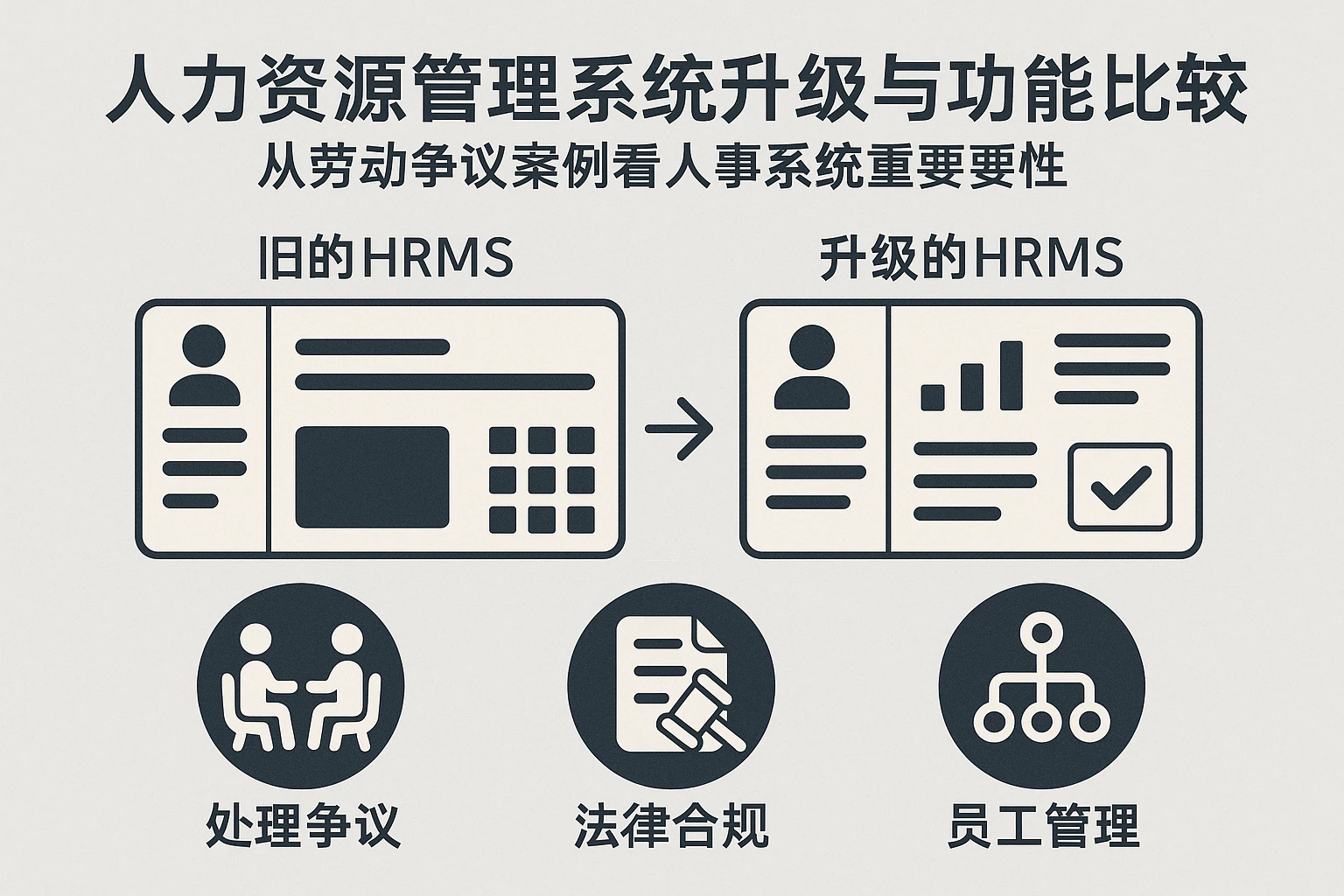 人力资源管理系统升级与功能比较：从劳动争议案例看人事系统的重要性