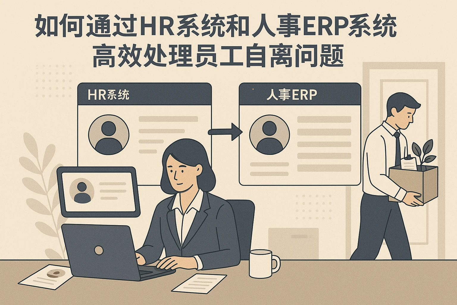 如何通过HR系统和人事ERP系统高效处理员工自离问题