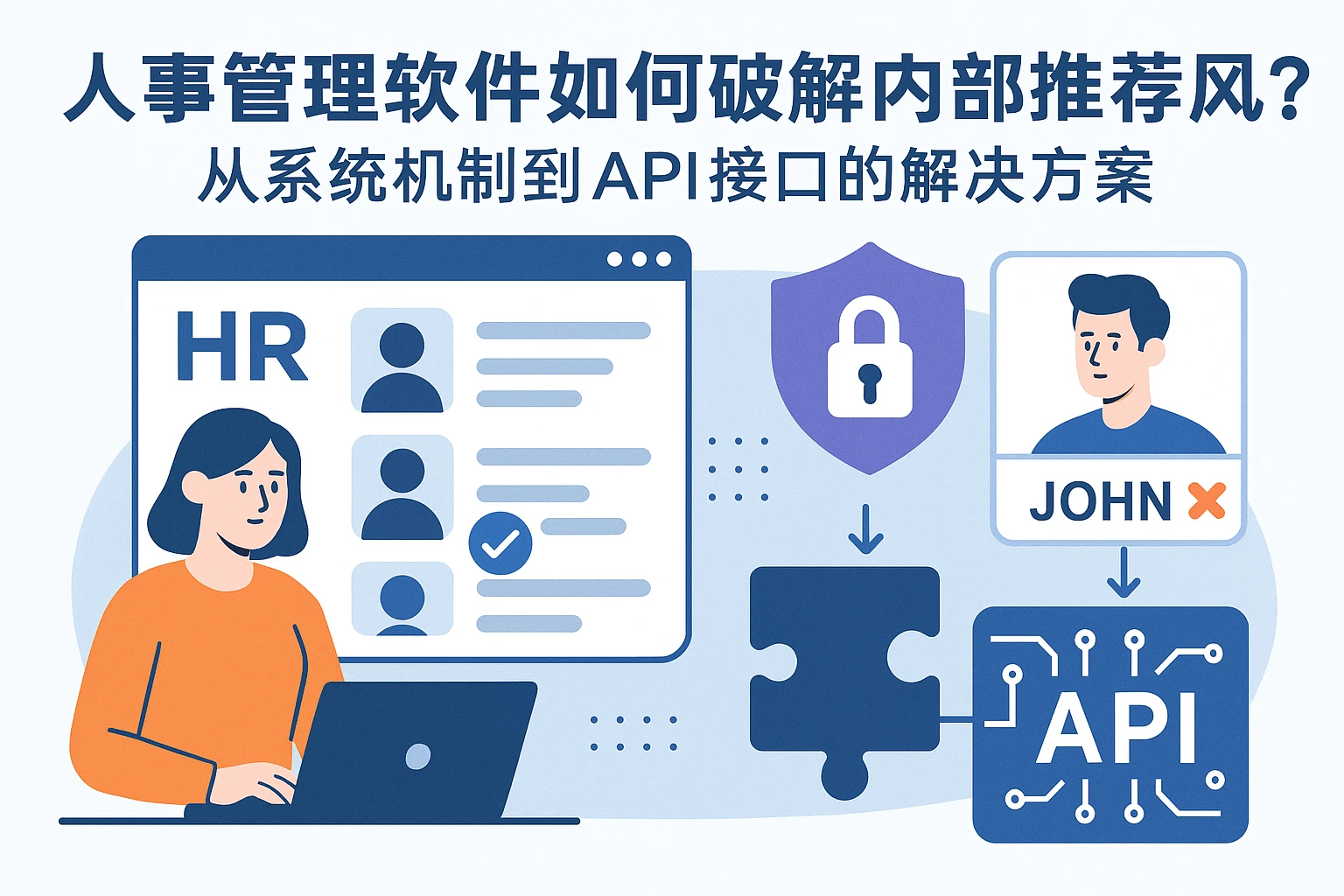 人事管理软件如何破解内部推荐风险?从系统机制到API接口的解决方案