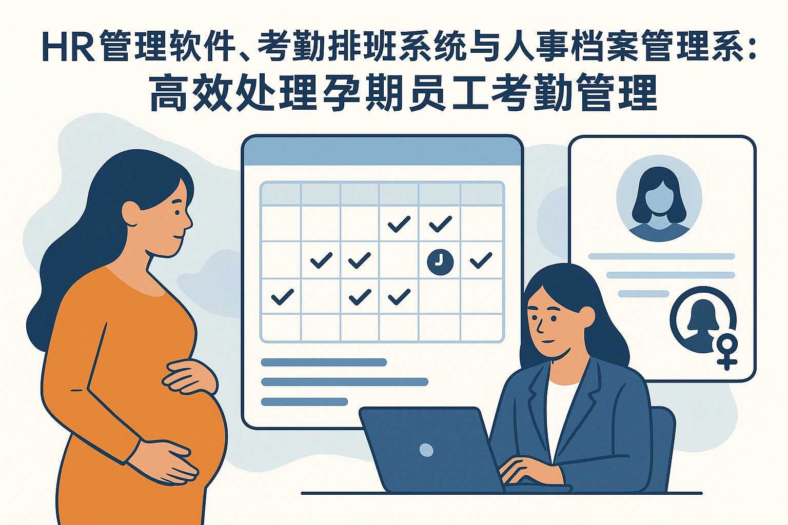HR管理软件、考勤排班系统与人事档案管理系统:高效处理孕期员工考勤管理