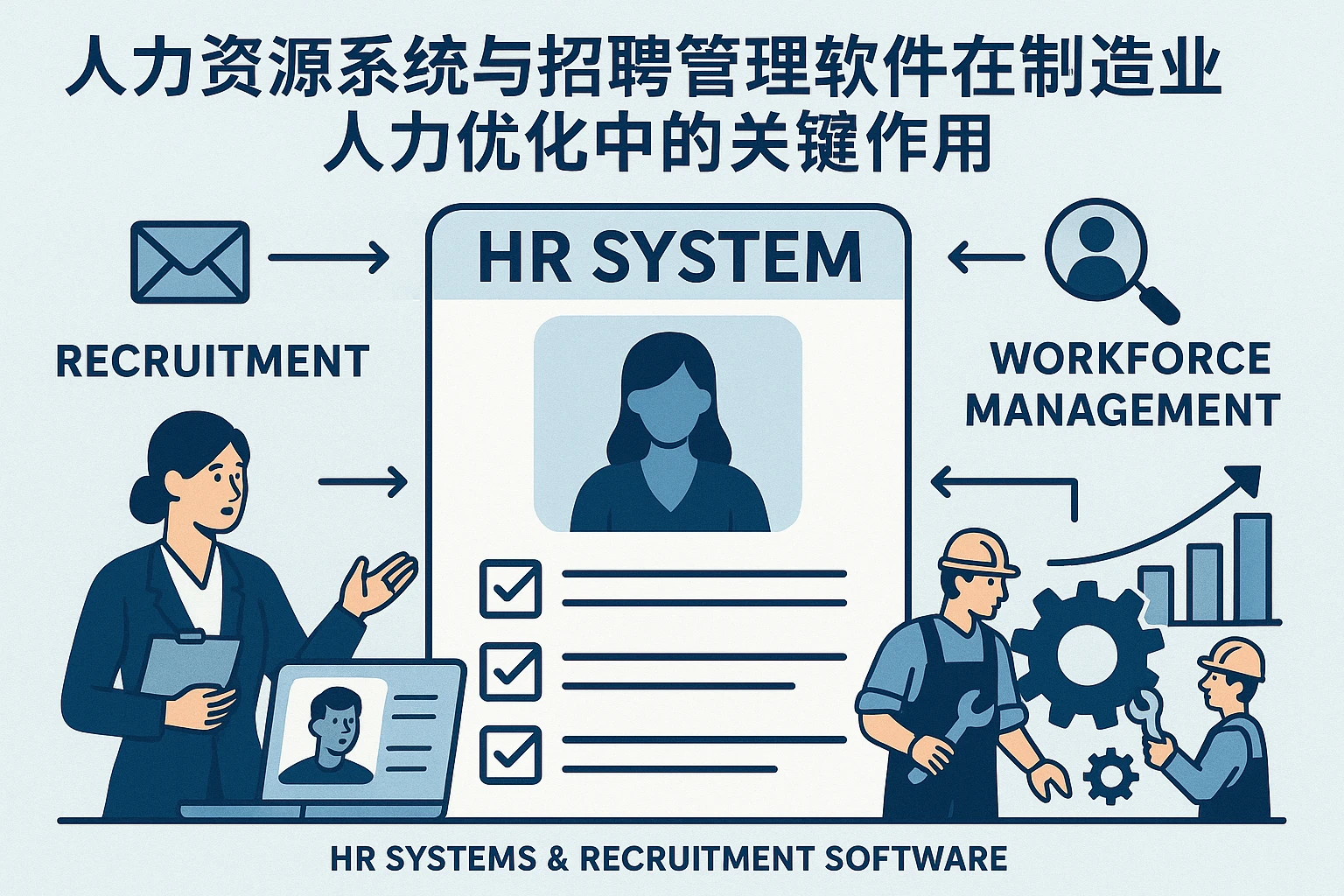 人力资源系统与招聘管理软件在制造业人力优化中的关键作用