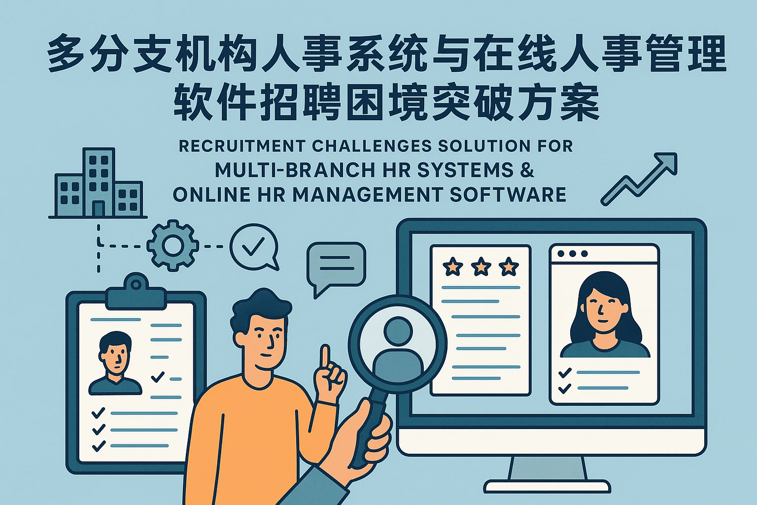 多分支机构人事系统与在线人事管理软件的招聘困境突破方案