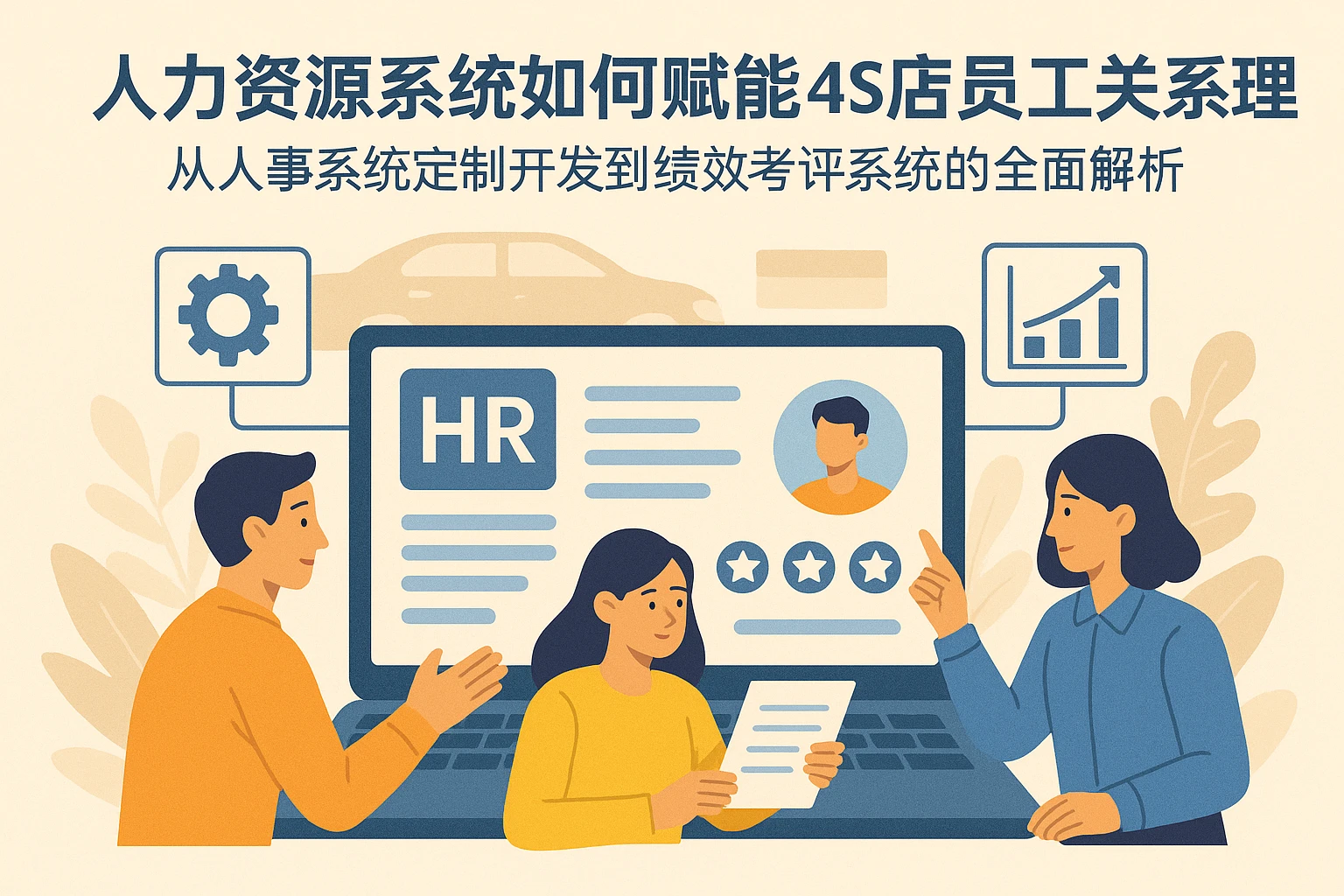 人力资源系统如何赋能4S店员工关系管理:从人事系统定制开发到绩效考评系统的全面解析