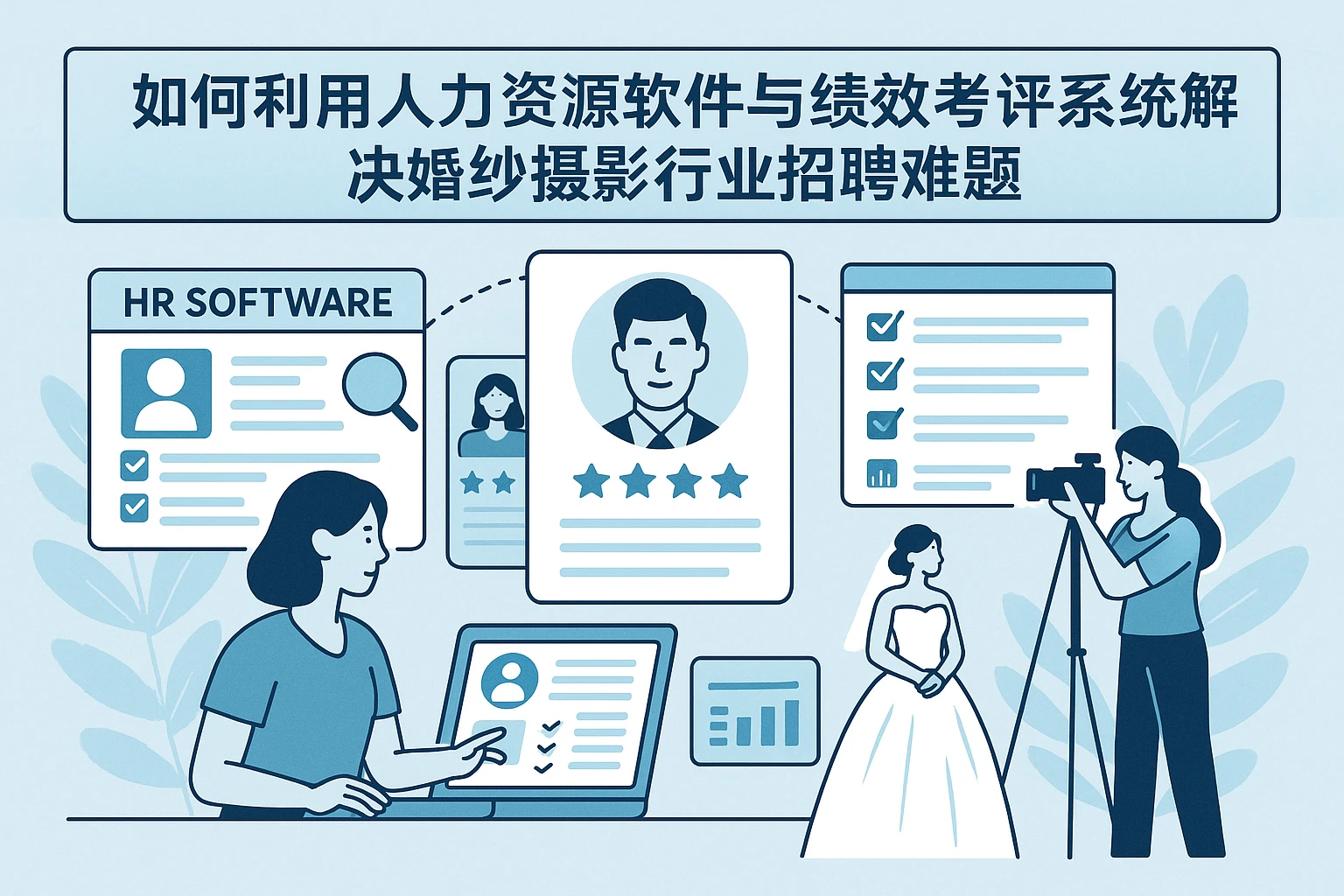 如何利用人力资源软件与绩效考评系统解决婚纱摄影行业招聘难题