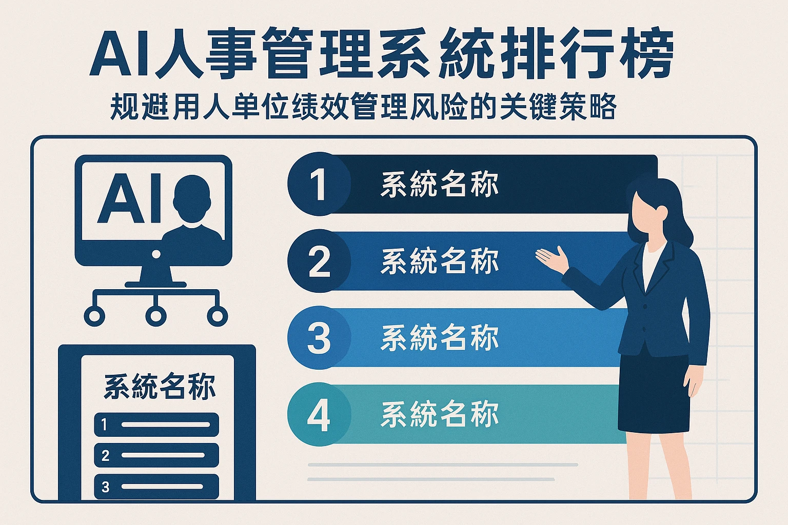 AI人事管理系统排行榜：规避用人单位绩效管理风险的关键策略