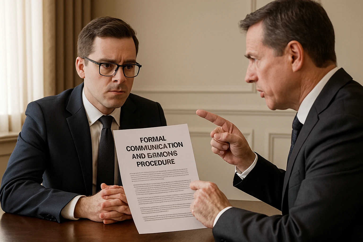 正式沟通与警告程序