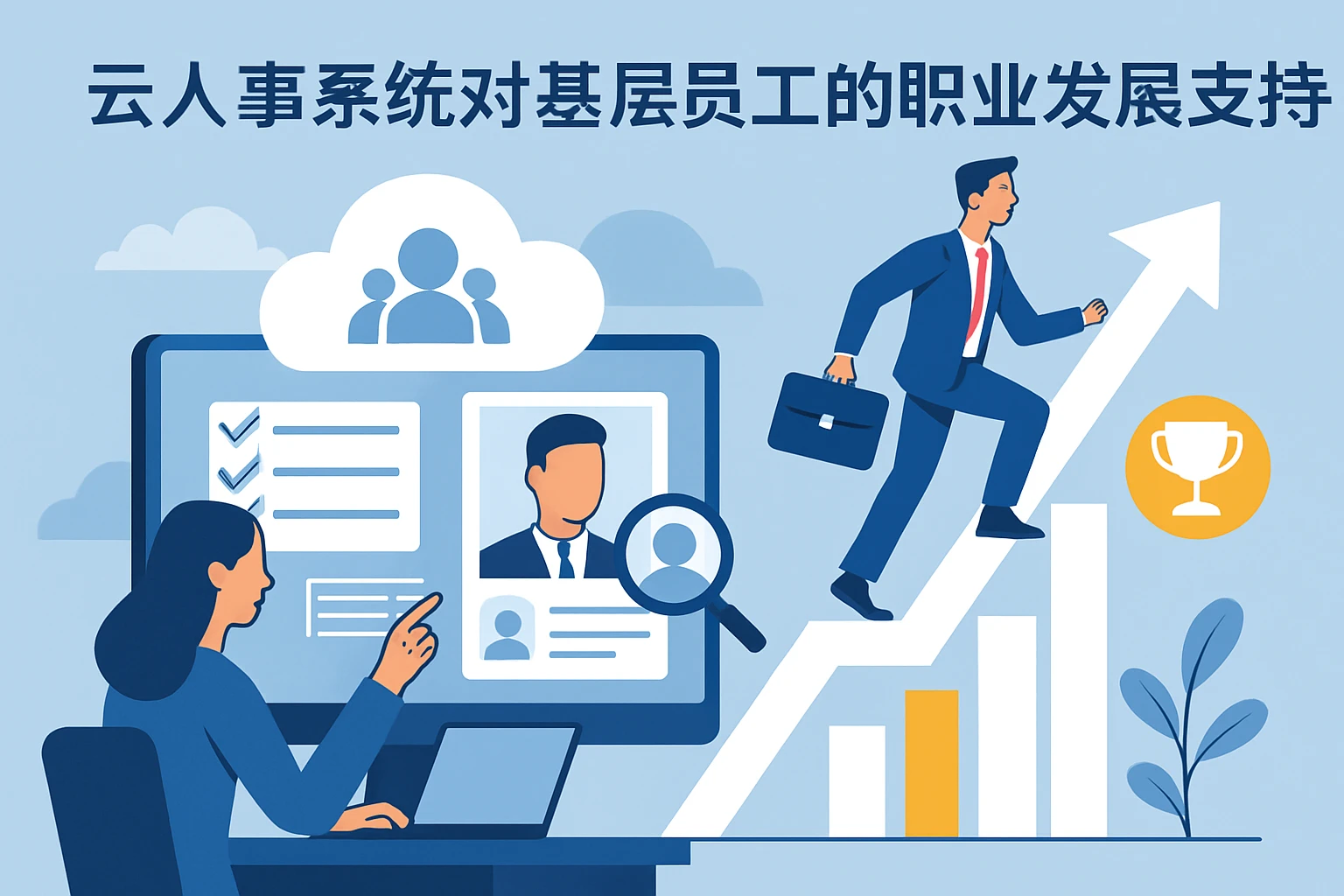 云人事系统对基层员工的职业发展支持