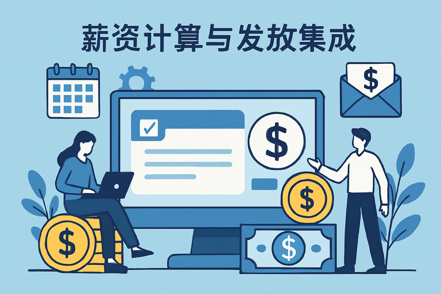 薪资计算与发放集成