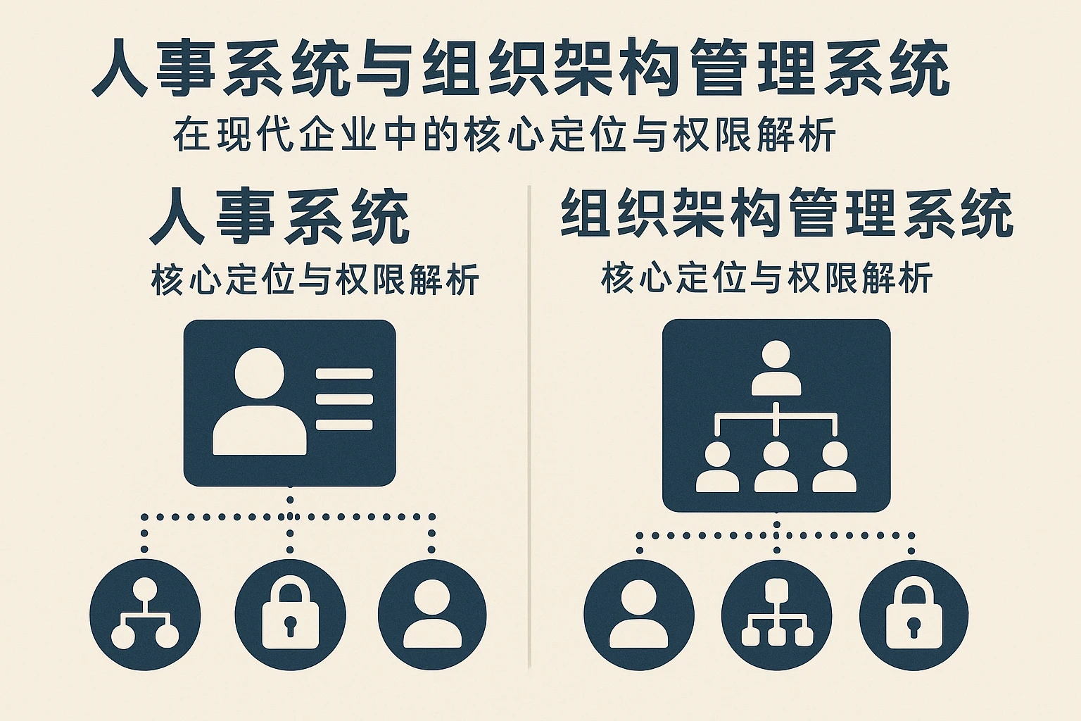 人事系统与组织架构管理系统在现代企业中的核心定位与权限解析