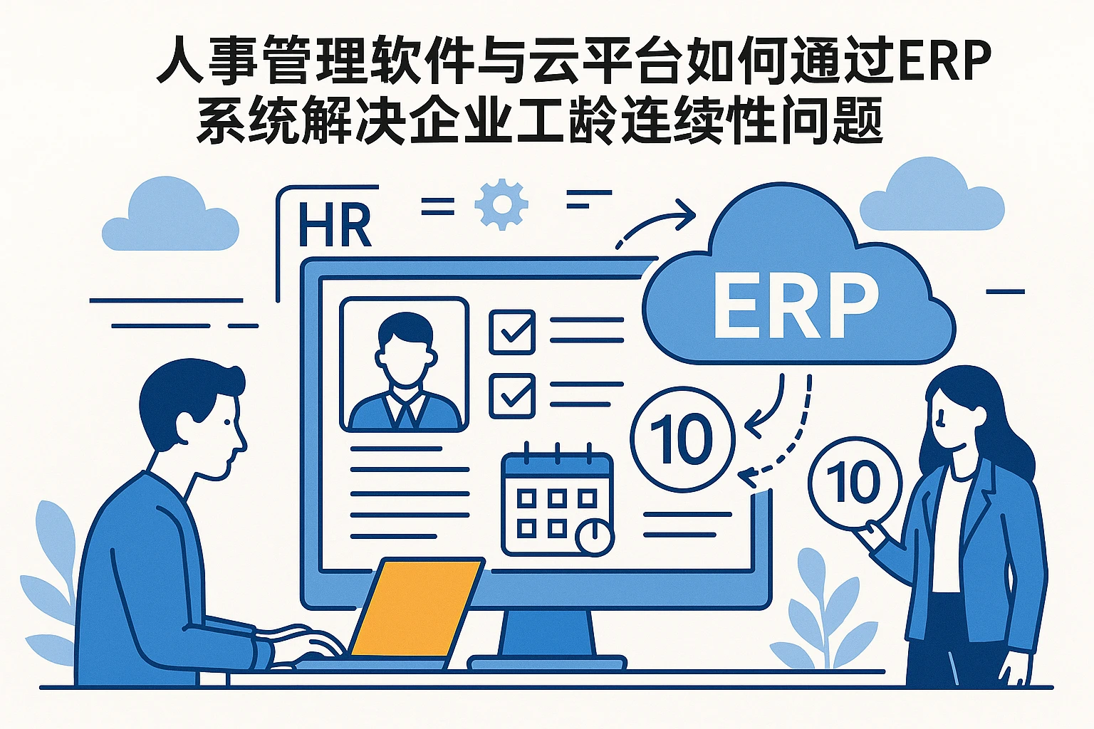 人事管理软件与云平台如何通过ERP系统解决企业工龄连续性问题