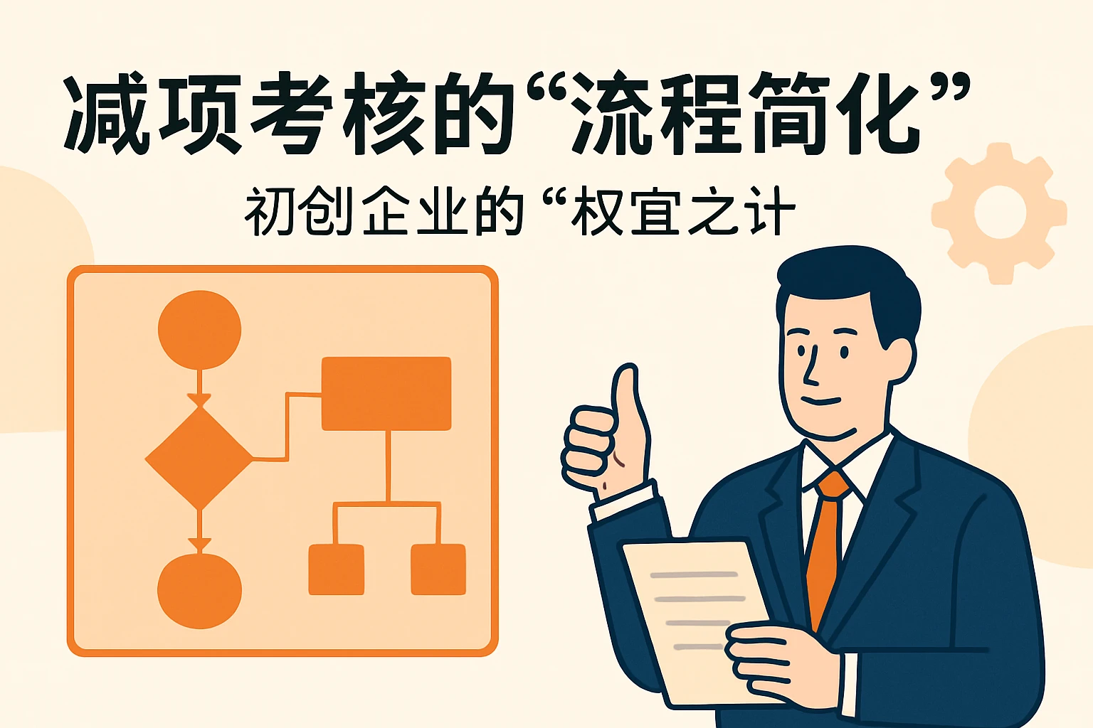 1.2 减项考核的“流程简化”：初创企业的“权宜之计”