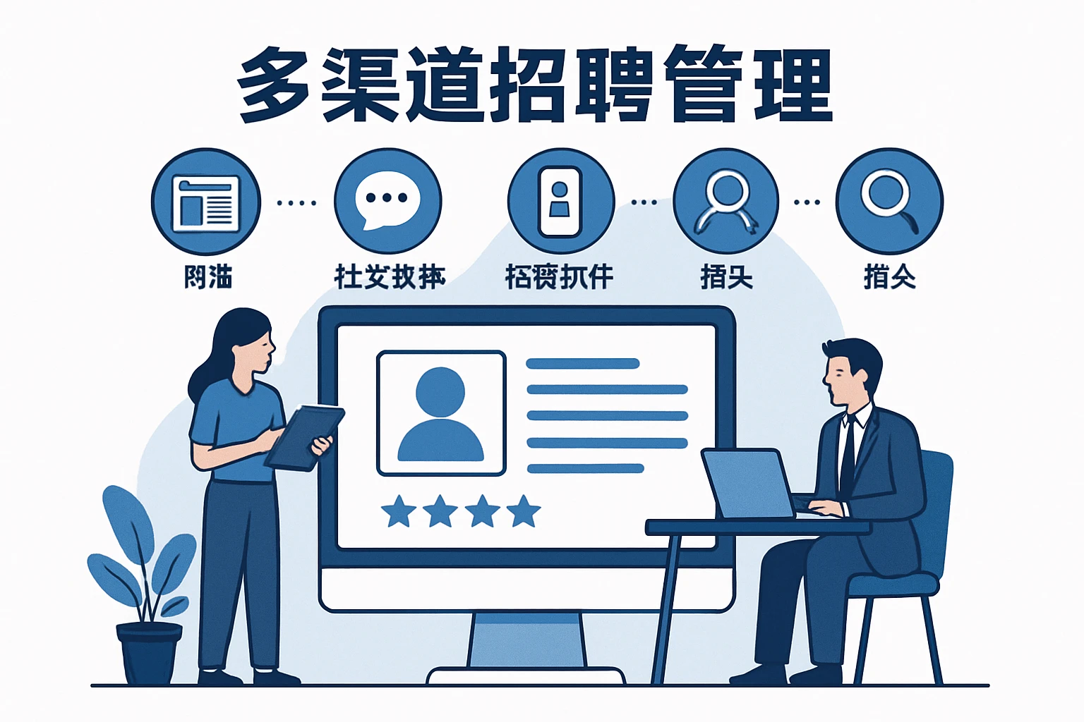 多渠道招聘管理功能