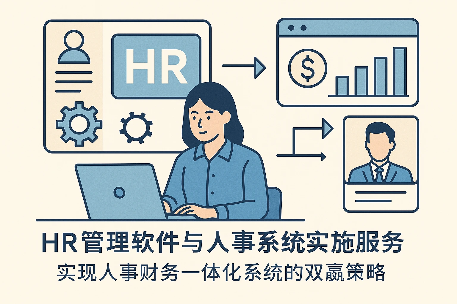 HR管理软件与人事系统实施服务：实现人事财务一体化系统的双赢策略