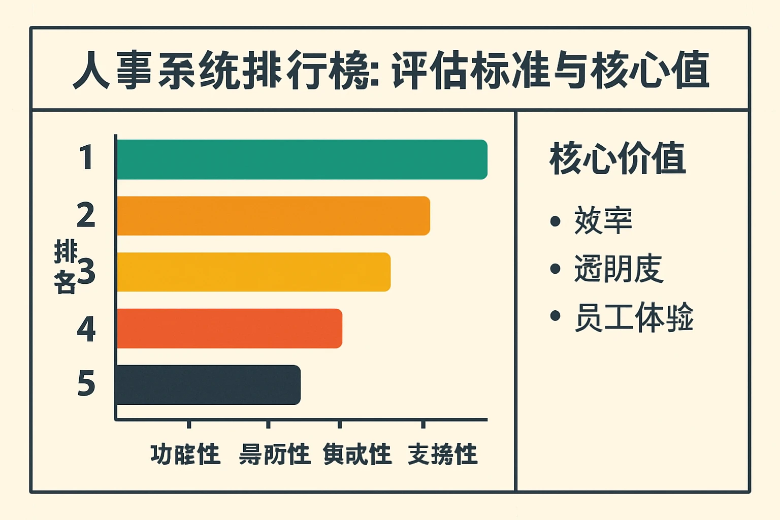 人事系统排行榜：评估标准与核心价值