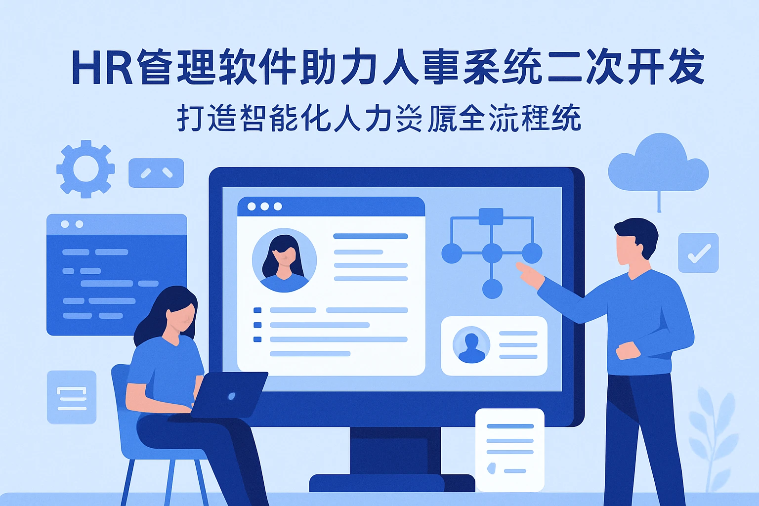 HR管理软件助力人事系统二次开发：打造智能化人力资源全流程系统