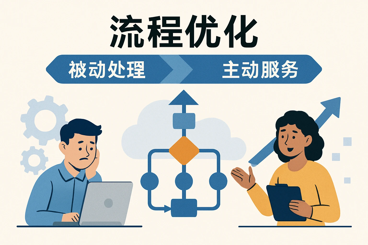 2. 流程优化：从“被动处理”到“主动服务”
